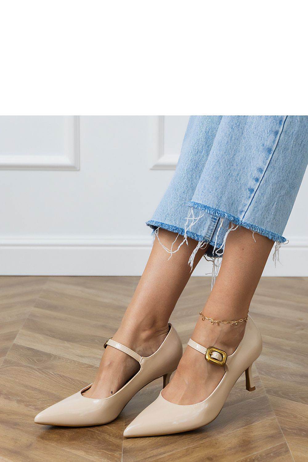 Elegant High Heels with Comfortable Buckle Closure - INDIEZ COUTURE