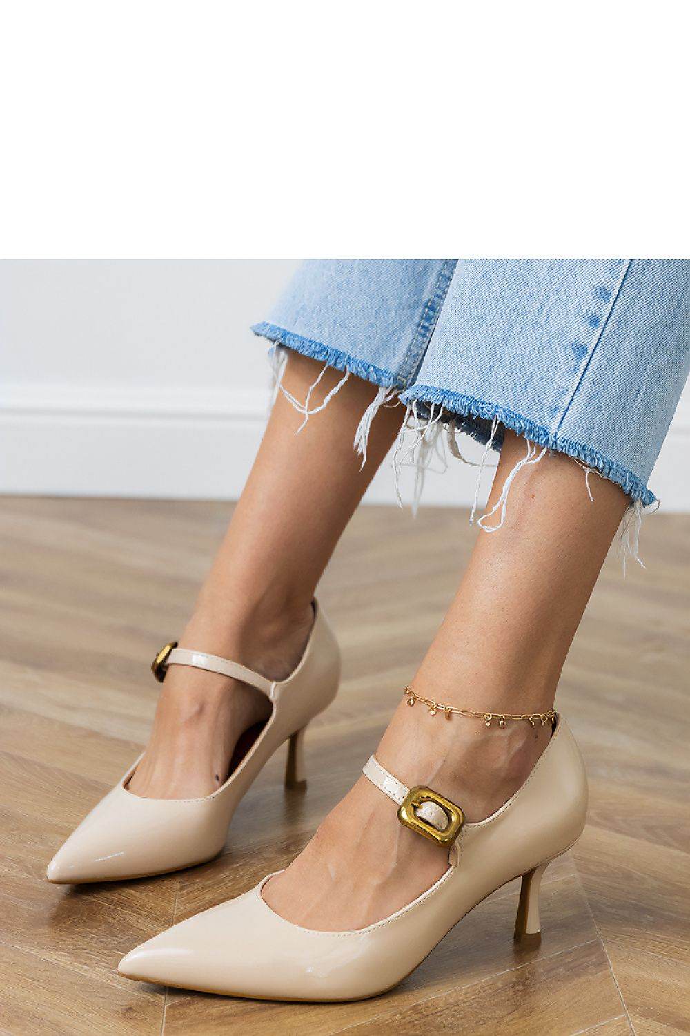 Elegant High Heels with Comfortable Buckle Closure - INDIEZ COUTURE