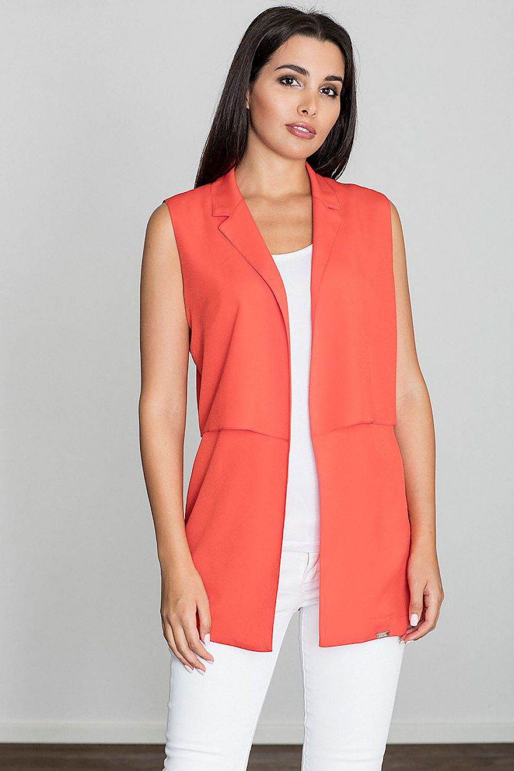 Lightweight Long Vest with Comfortable Loose Cut - INDIEZ COUTURE