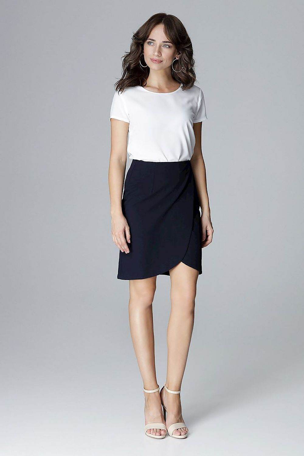 Elegant Mini Envelope Skirt for Emphasizing Legs - INDIEZ COUTURE