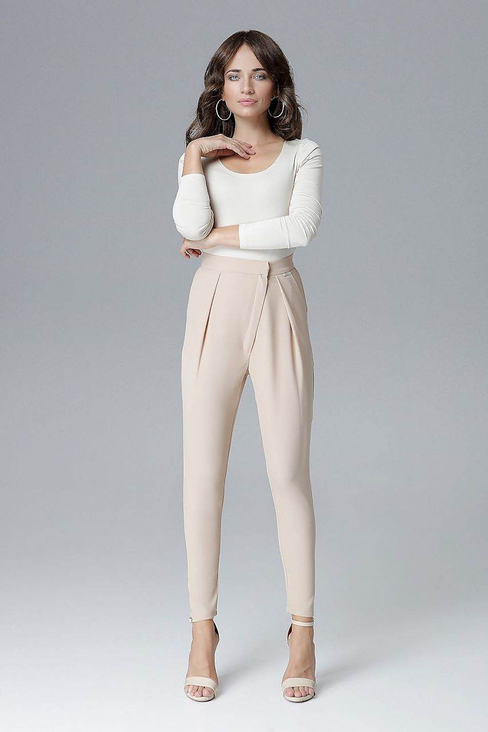 Elegant Loose Cut Women Trousers with Impressive Creases - INDIEZ COUTURE