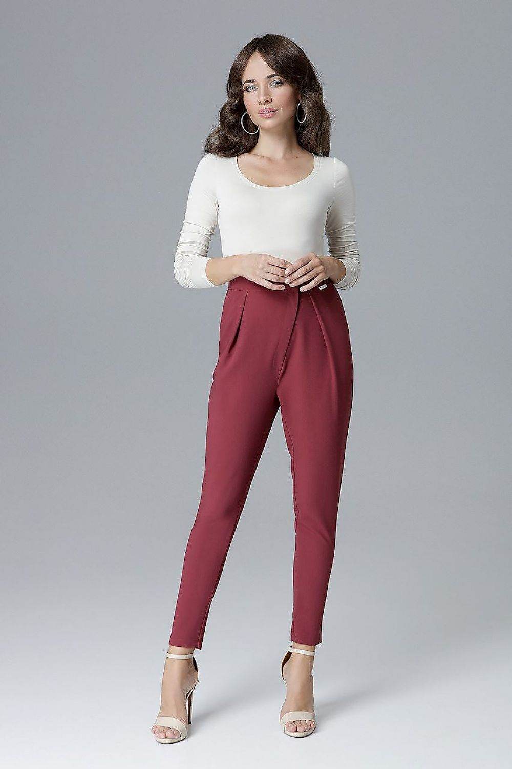 Elegant Loose Cut Women Trousers with Impressive Creases - INDIEZ COUTURE