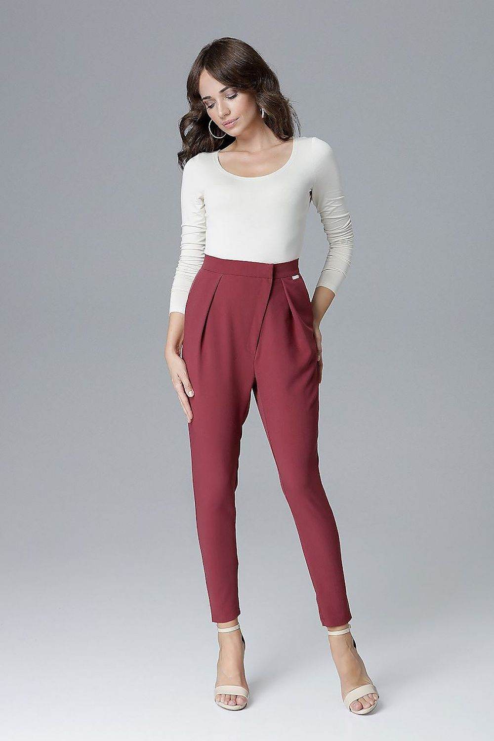 Elegant Loose Cut Women Trousers with Impressive Creases - INDIEZ COUTURE