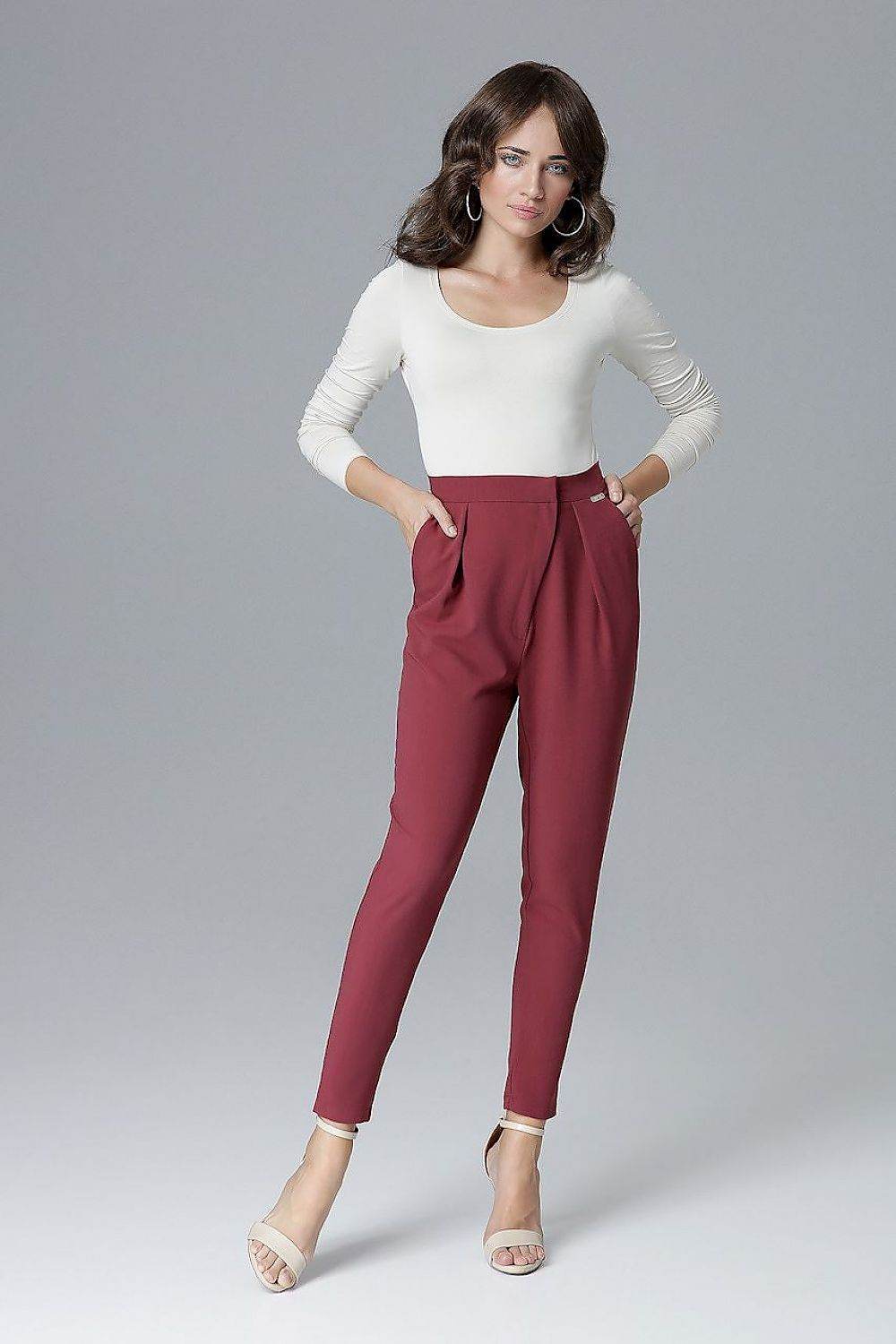Elegant Loose Cut Women Trousers with Impressive Creases - INDIEZ COUTURE