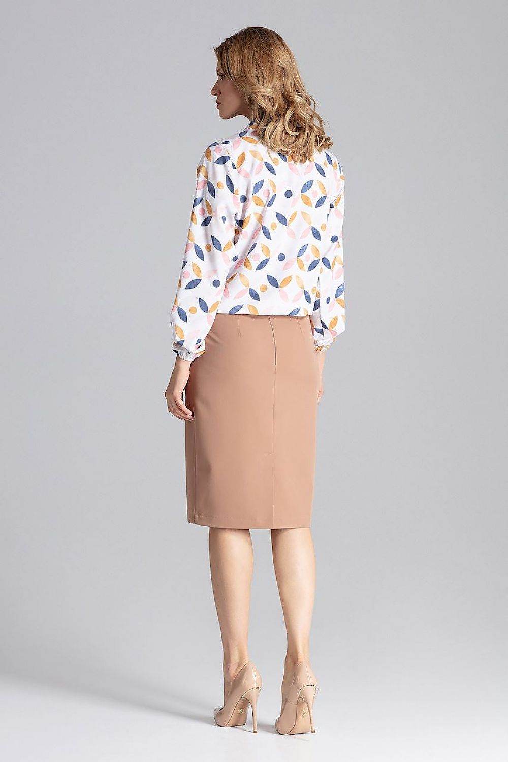 Classic Knee-Length Pencil Skirt with Overlap Back - INDIEZ COUTURE
