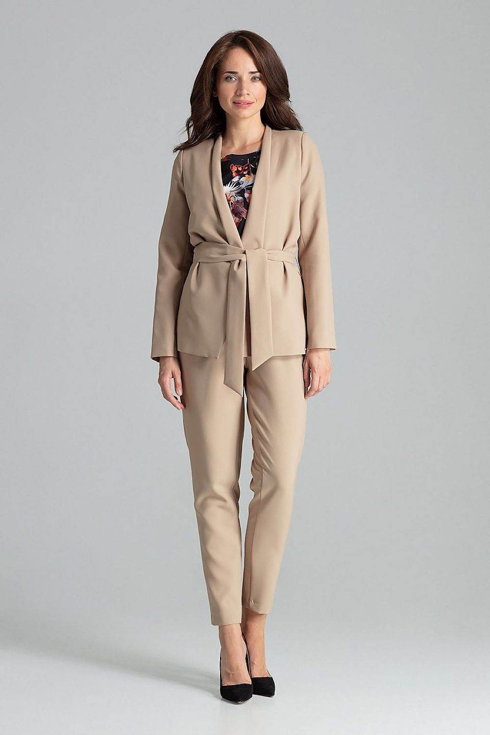 Lilac Straight Jacket with Asymmetrical Front - INDIEZ COUTURE