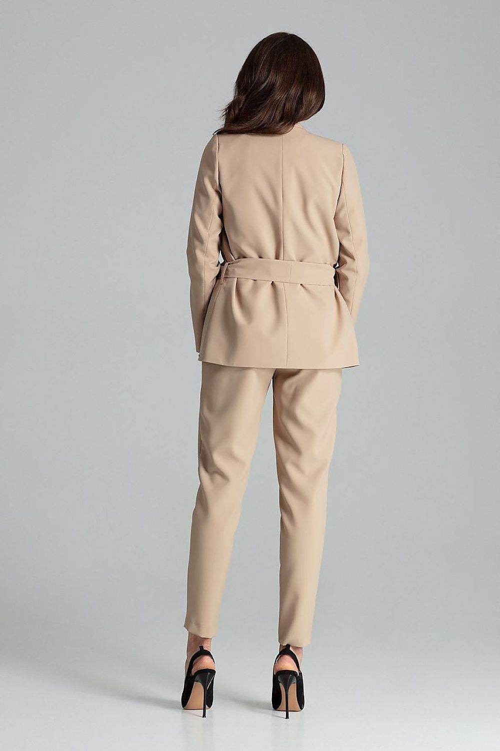 Lilac Straight Jacket with Asymmetrical Front - INDIEZ COUTURE