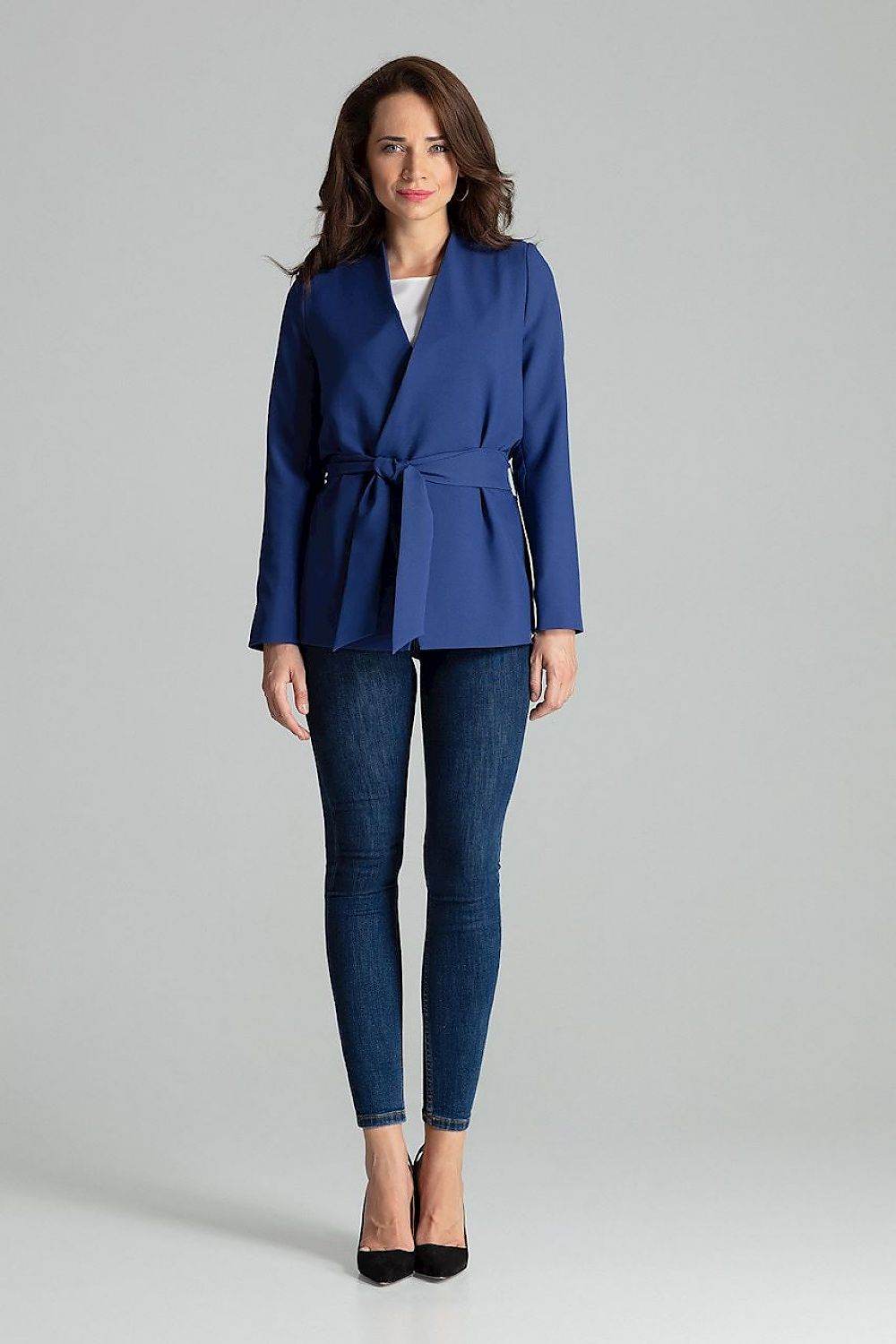 Lilac Straight Jacket with Asymmetrical Front - INDIEZ COUTURE