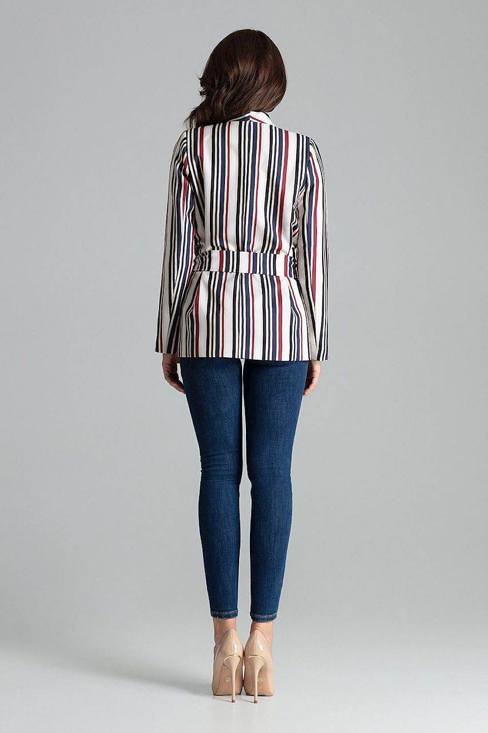 Lilac Straight Jacket with Asymmetrical Front - INDIEZ COUTURE