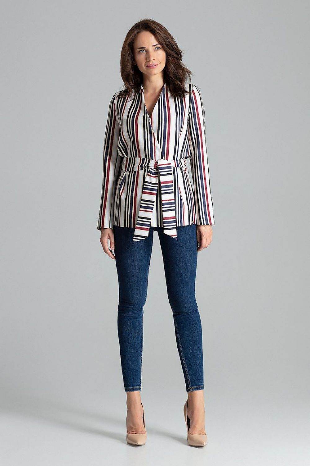 Lilac Straight Jacket with Asymmetrical Front - INDIEZ COUTURE