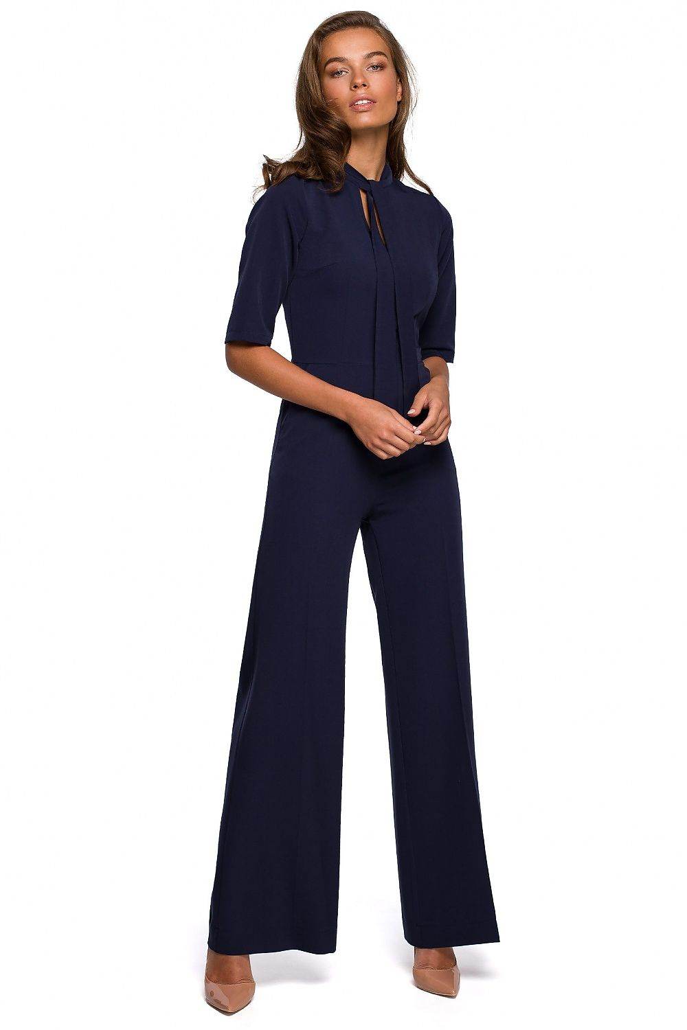 Timeless Jumpsuit with Elegant Wide Trousers - INDIEZ COUTURE