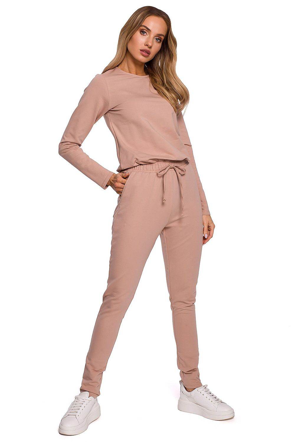 Fitted Women's One-Piece Jumpsuit with Adjustable Waistband - INDIEZ COUTURE