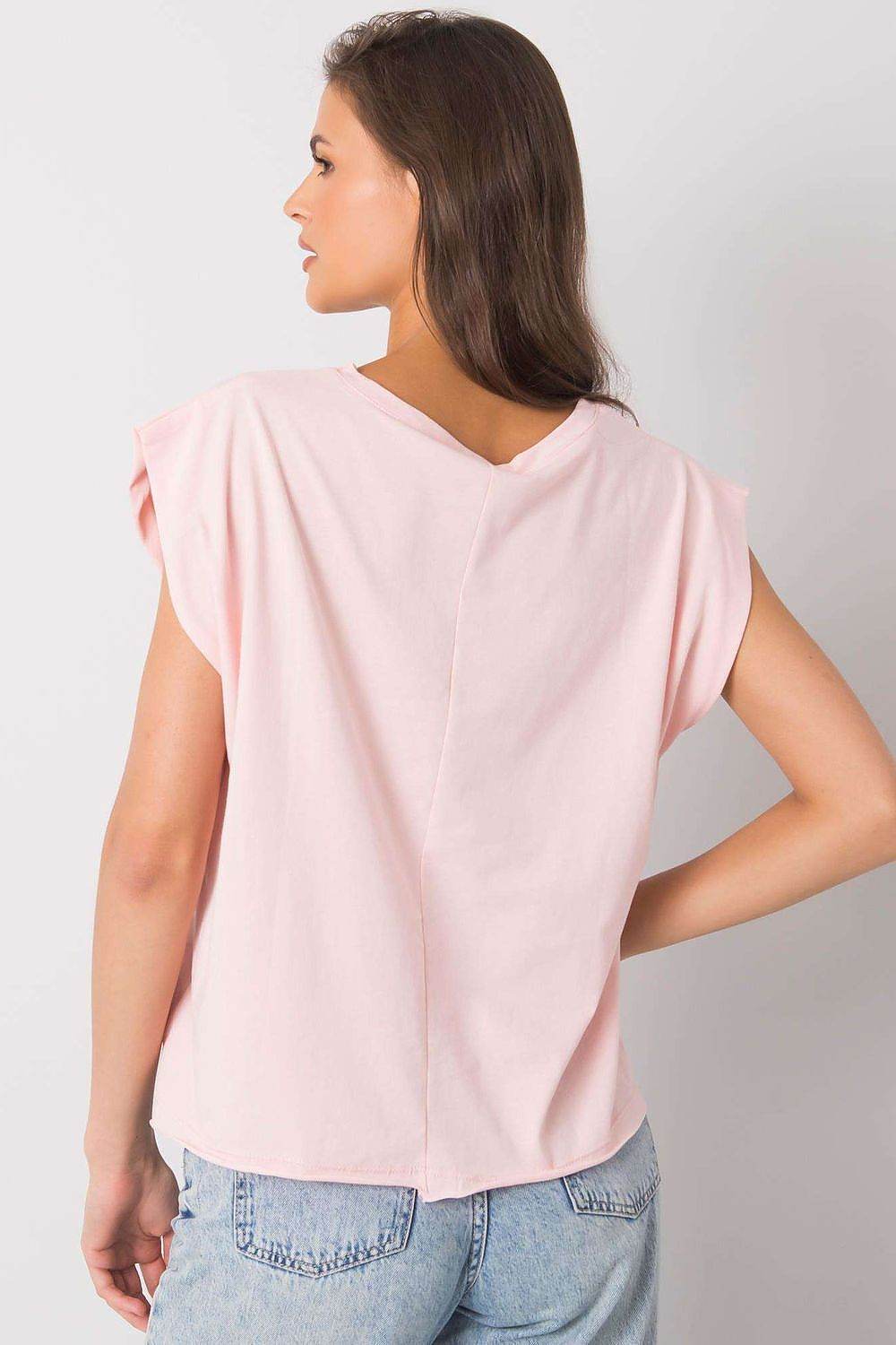 Trendy Print T-Shirt with Classic Round Neckline - INDIEZ COUTURE