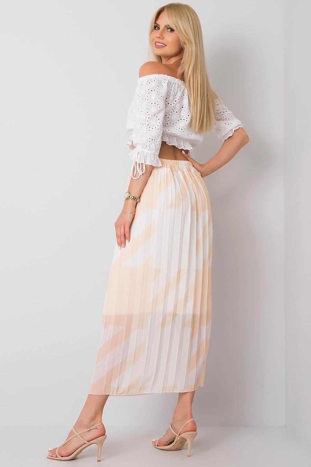 Pleated Summer Skirt with Elastic Waistband - INDIEZ COUTURE