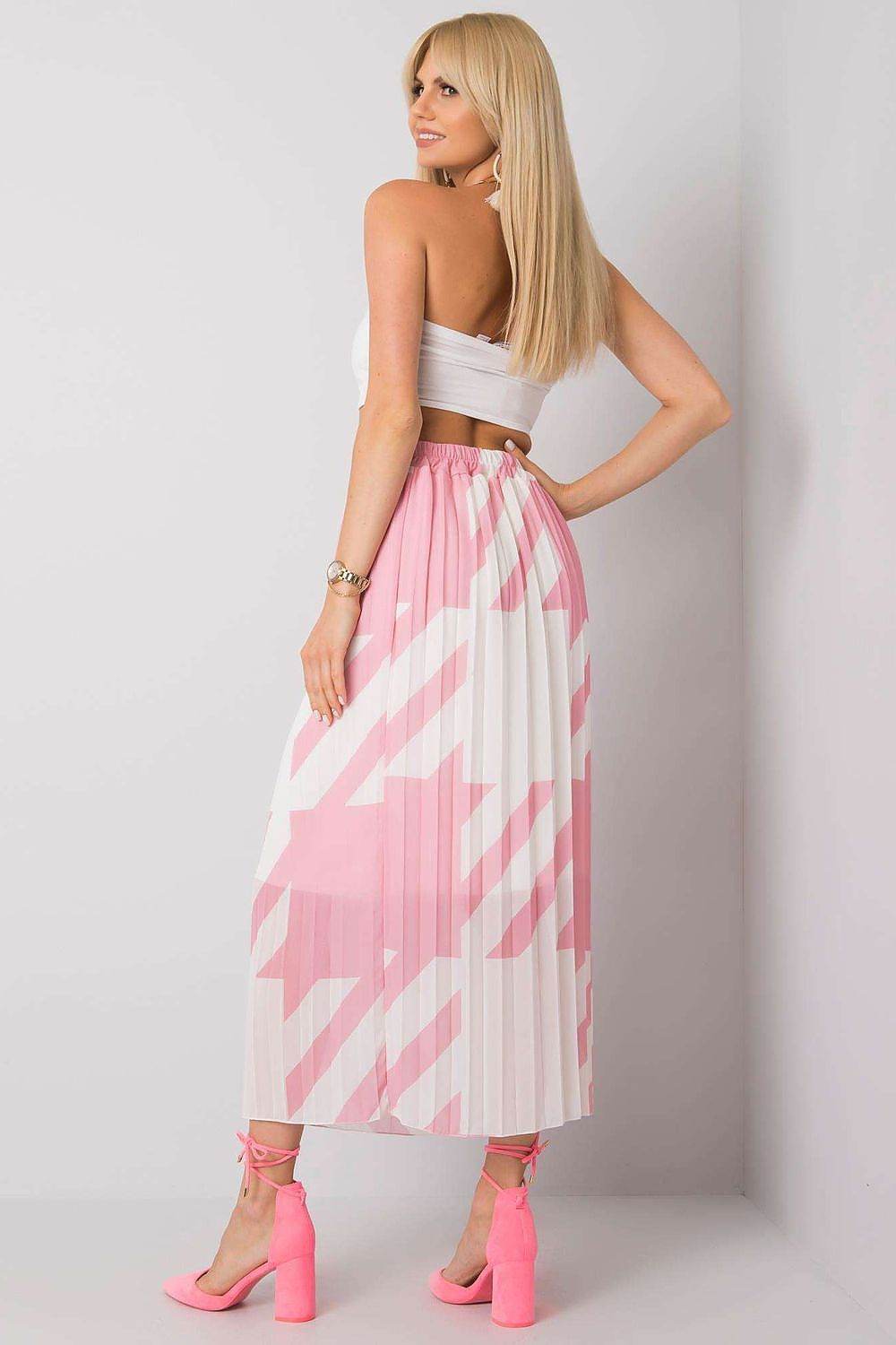 Pleated Summer Skirt with Elastic Waistband - INDIEZ COUTURE
