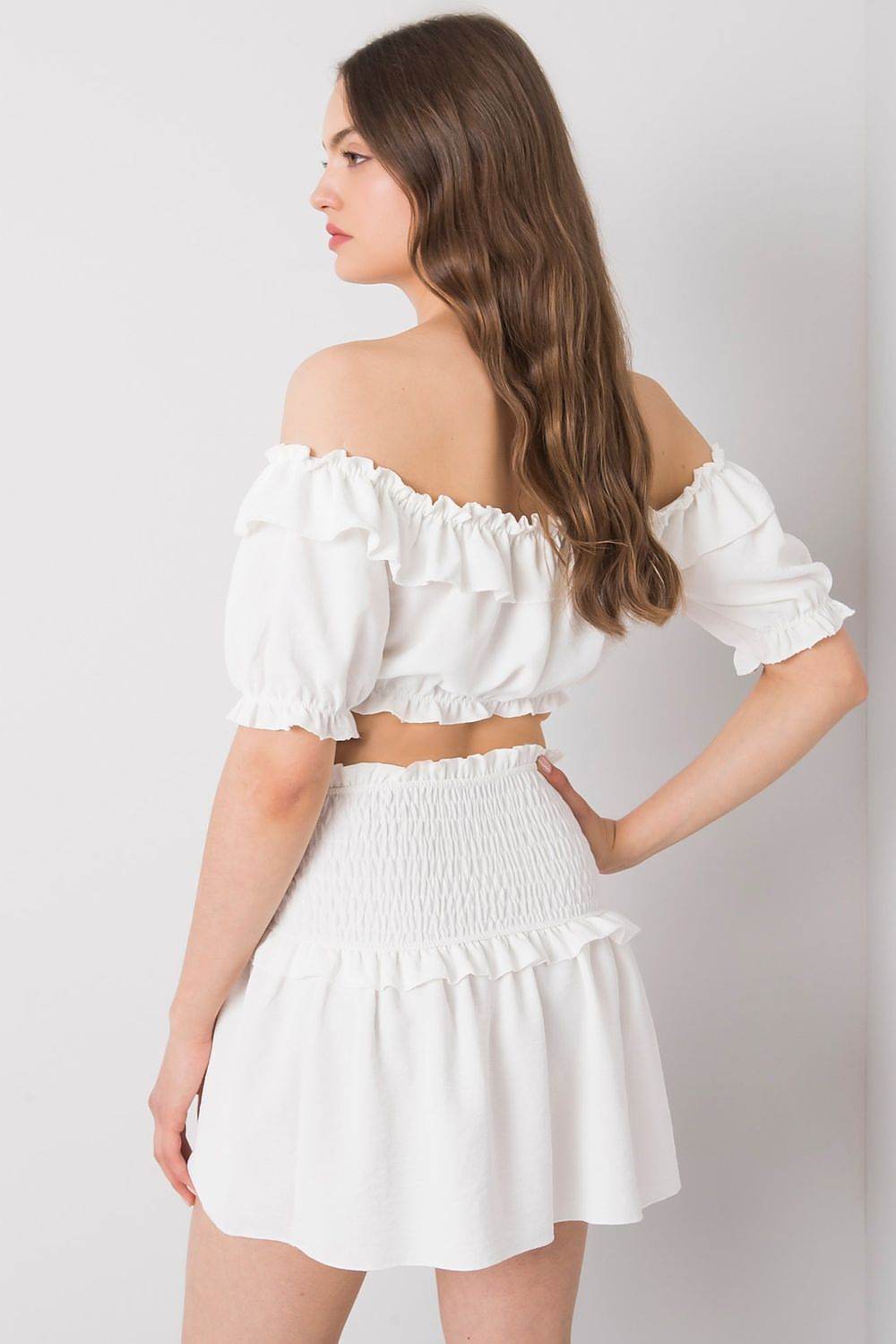 Short Skirt with Wide Elastic Waistband - INDIEZ COUTURE
