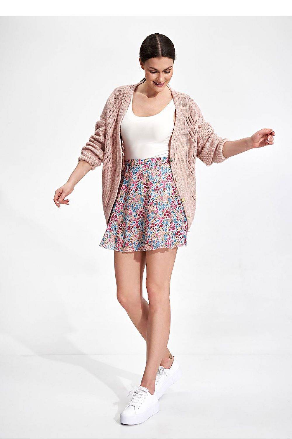 Airy Flared Mini Skirt with Lining - INDIEZ COUTURE