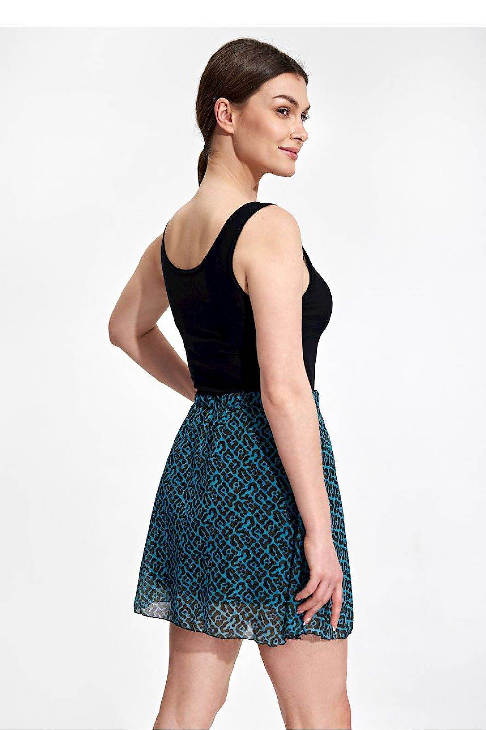 Airy Flared Mini Skirt with Lining - INDIEZ COUTURE
