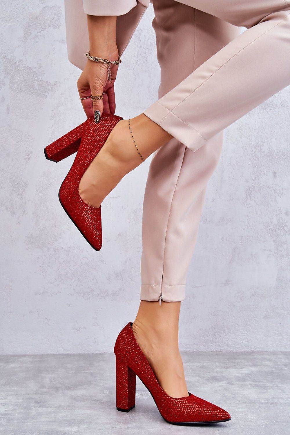 Block heel pumps Step in style - INDIEZ COUTURE