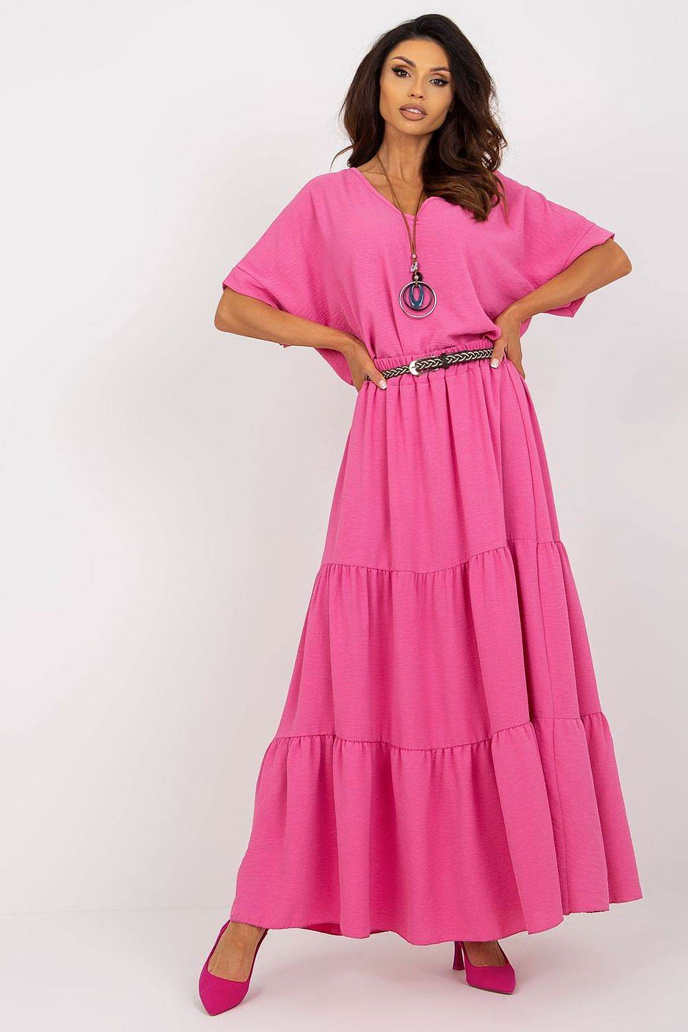 Long Summer Skirt with Decorative Frills - INDIEZ COUTURE