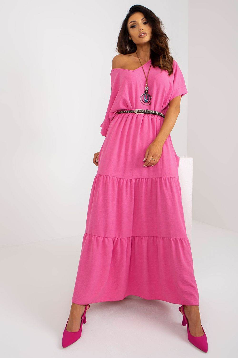 Long Summer Skirt with Decorative Frills - INDIEZ COUTURE