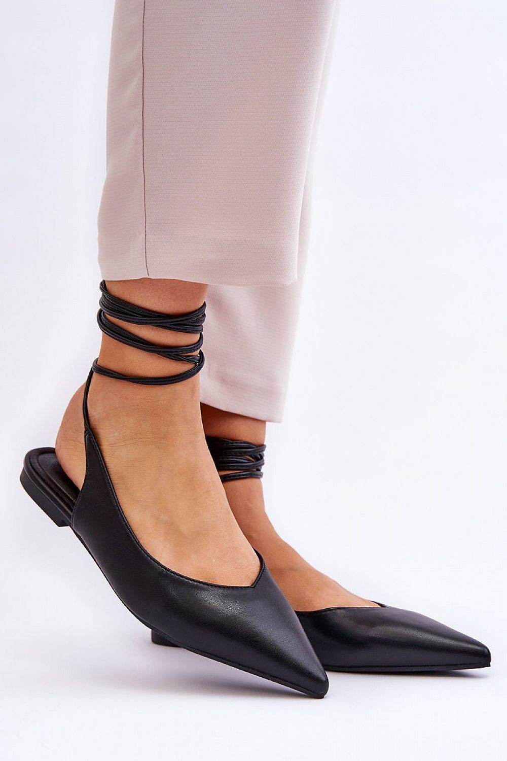 Eco Leather Ballet Flats with Non-Slip Sole - INDIEZ COUTURE