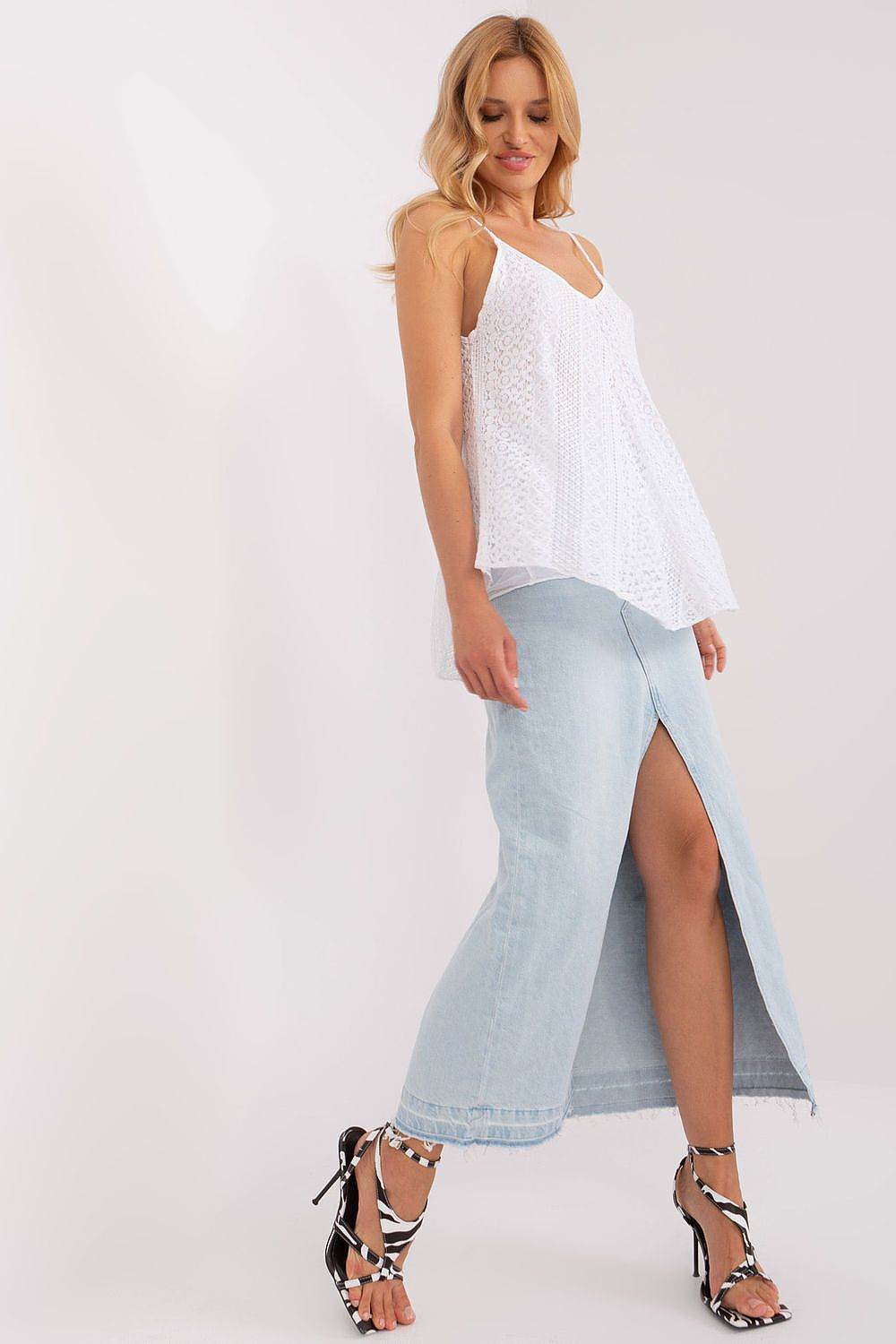 Sweetheart Neckline Lace Top for Summer Elegance - INDIEZ COUTURE