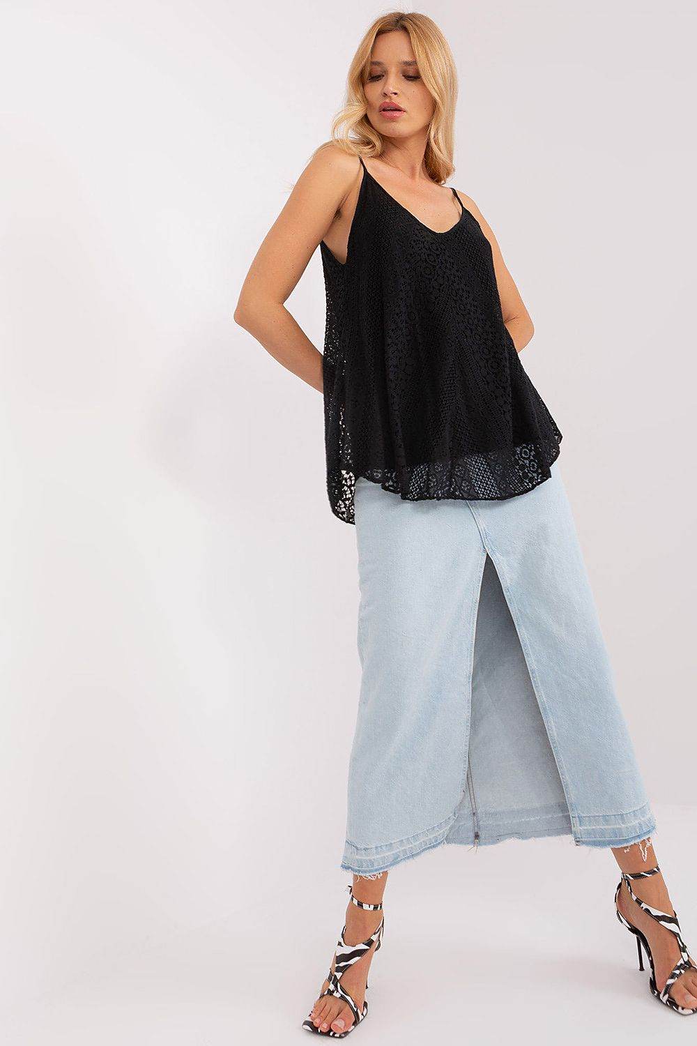 Sweetheart Neckline Lace Top for Summer Elegance - INDIEZ COUTURE