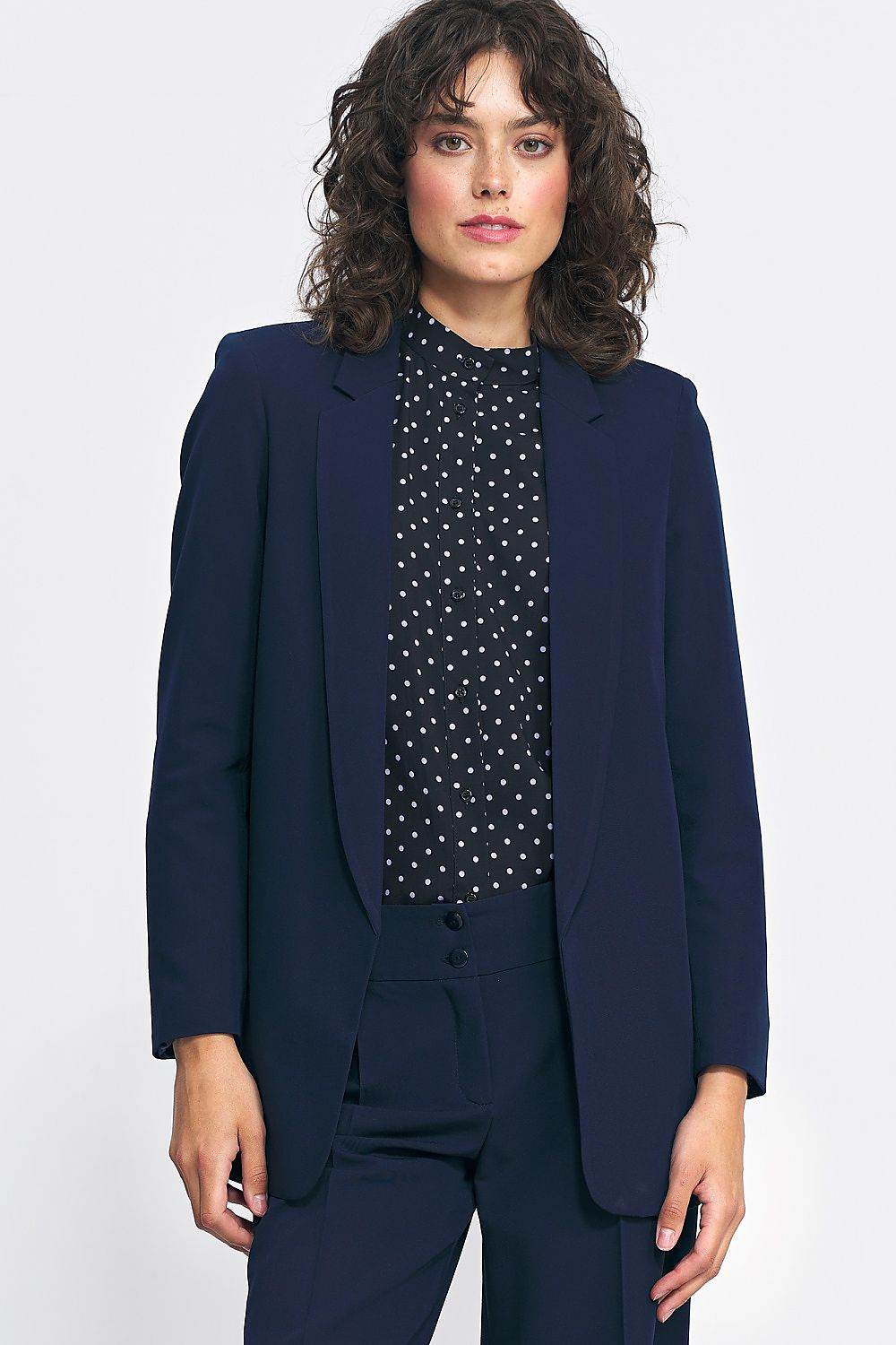 Elegant Unbuttoned Jacket for Modern Women's Style - INDIEZ COUTURE