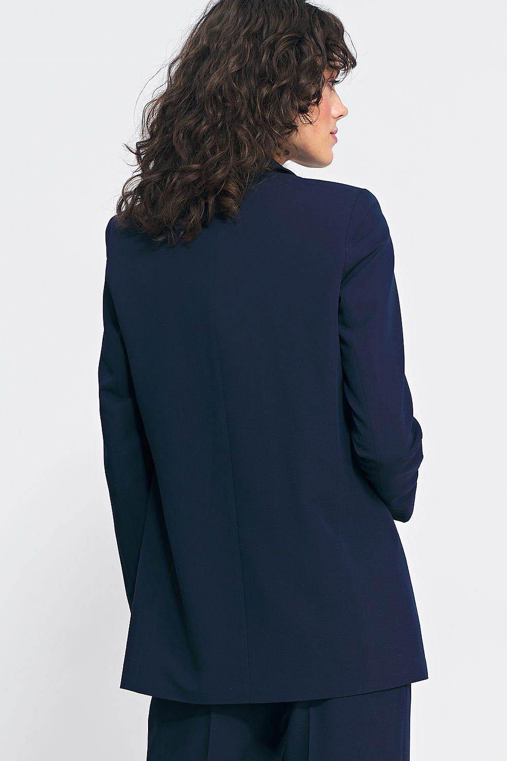 Elegant Unbuttoned Jacket for Modern Women's Style - INDIEZ COUTURE