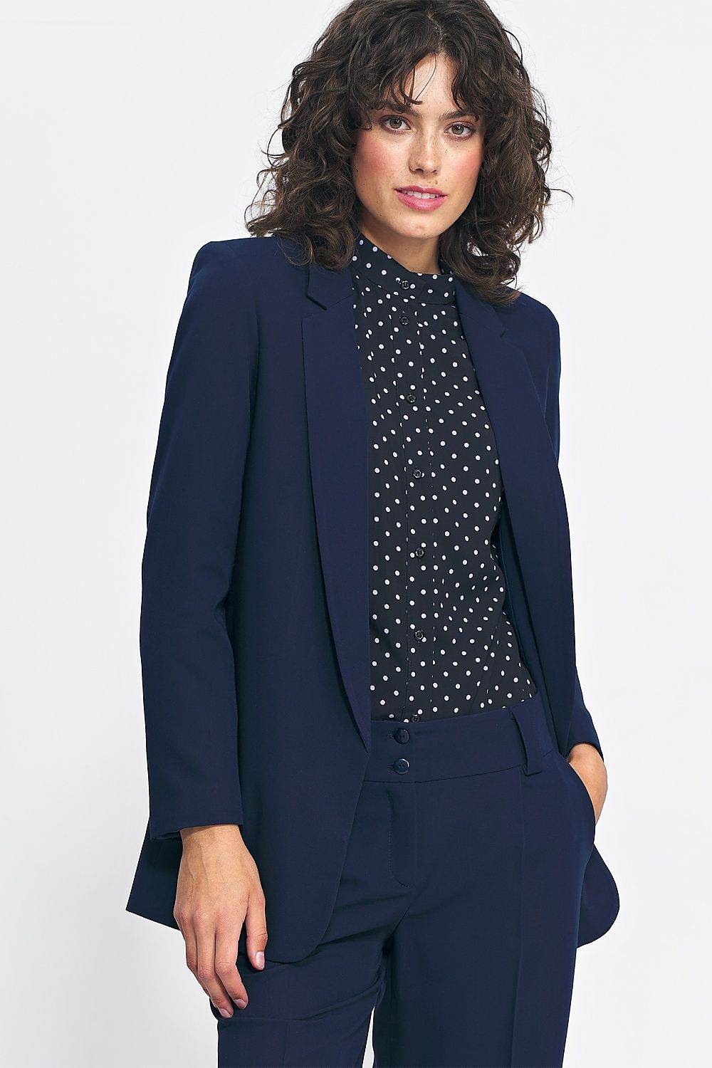 Elegant Unbuttoned Jacket for Modern Women's Style - INDIEZ COUTURE