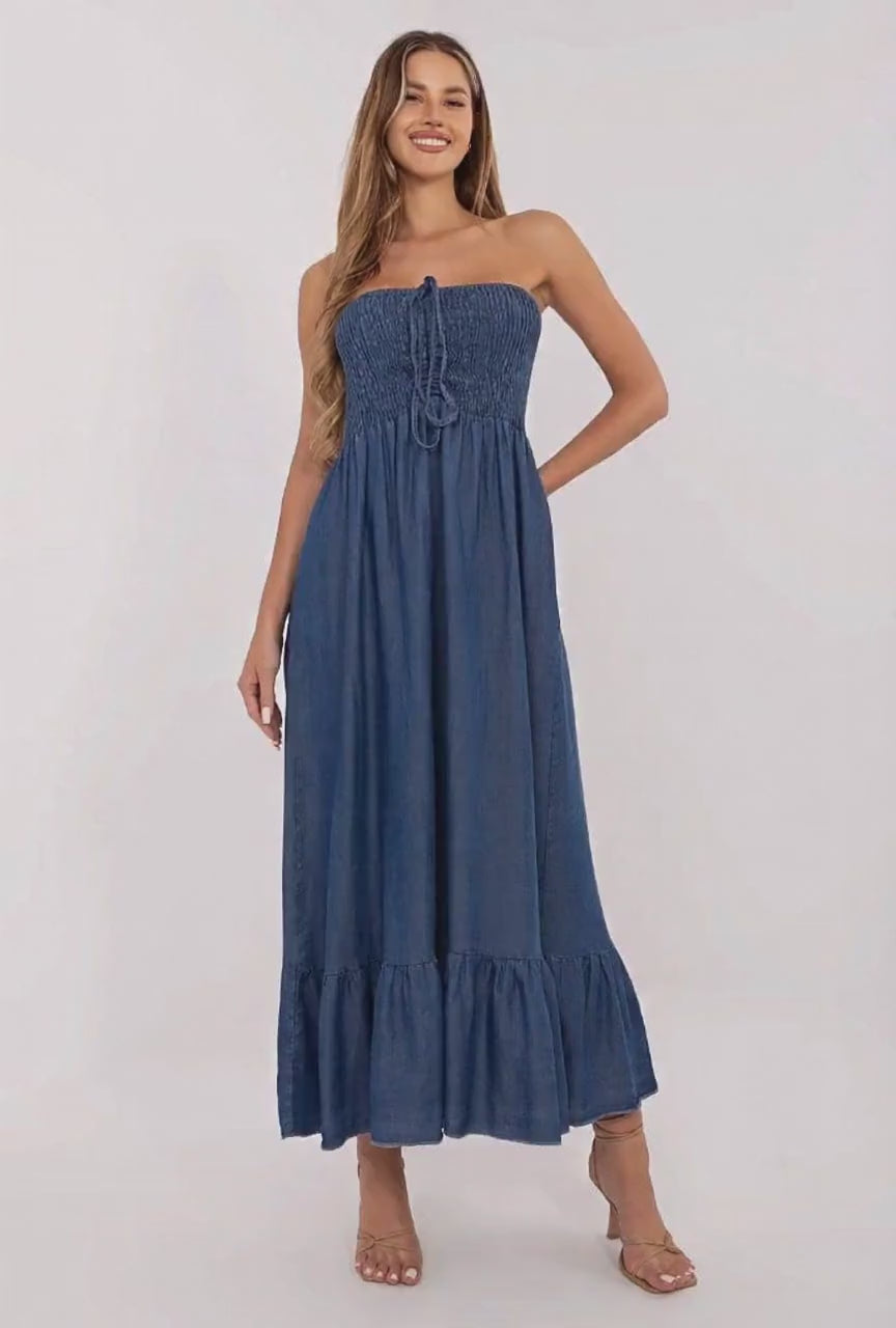 Lightweight Summer Maxi Dress with Flared Silhouette